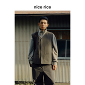 rice好饭 25秋季 新品 nice 竖绗缝3M新雪丽轻暖棉马甲男款 NHQ15008