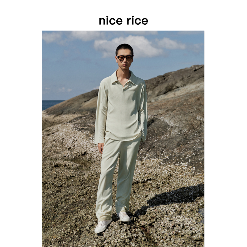 nicerice好饭春季垂感休闲套装