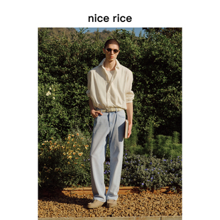 11.1盎司蓝牛水洗直筒牛仔裤 nice 新品 26春季 NIC13060 rice好饭