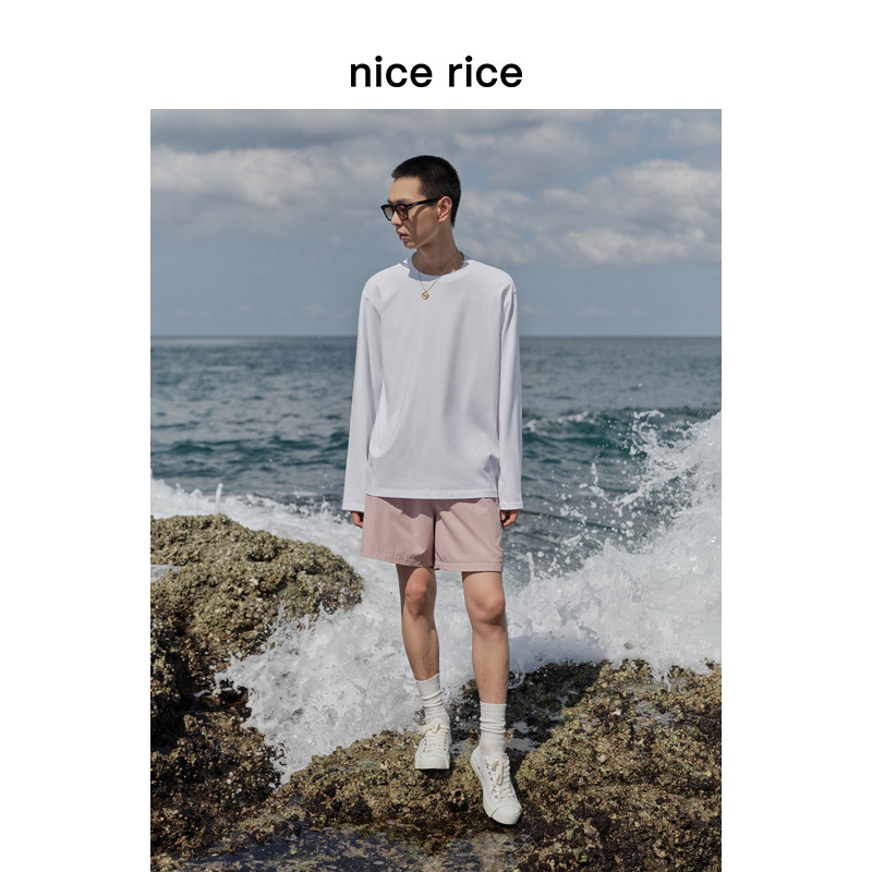 nice rice好饭 夏季尼龙拉链口袋网眼里布休闲宽松短裤NGX11011,男装,短裤,淘宝优惠券,粉丝福利购,淘宝优惠卷