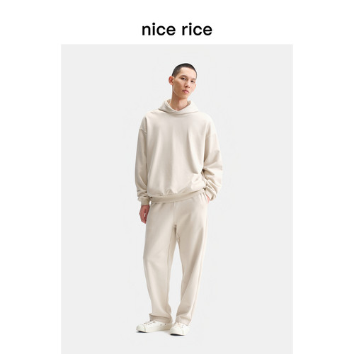 nicerice好饭435G宽松针织卫裤