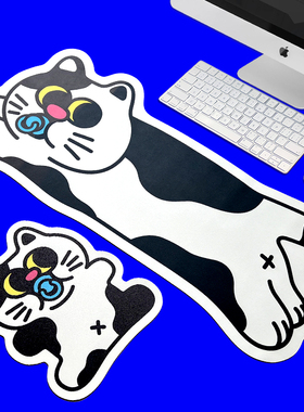 鼠标垫皮革超大电竞电脑桌垫书桌学生习桌大号家用防油防水办公室