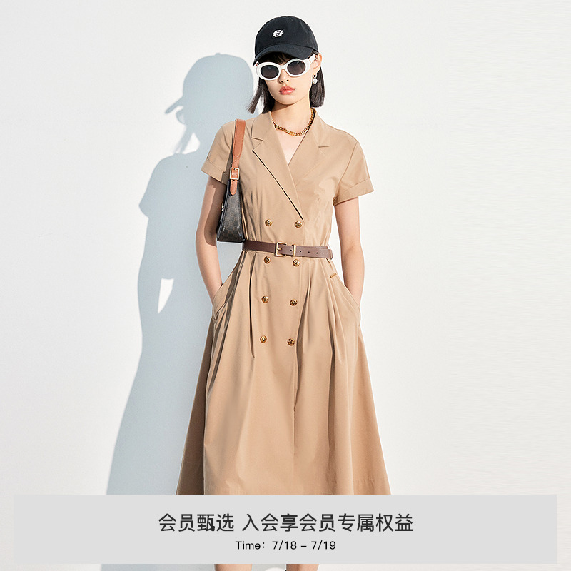 仿佛收腰显瘦潮牌连衣裙