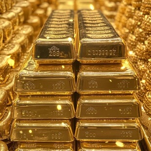 仿真金条金砖中国黄金样品沙金合金镀金实心金条影视道具展示金块