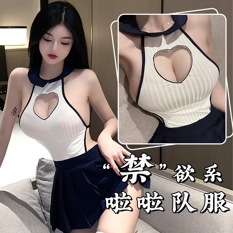 情趣内衣性感漏背短裙夜店水手制服诱惑夫妻床上激情睡衣套装