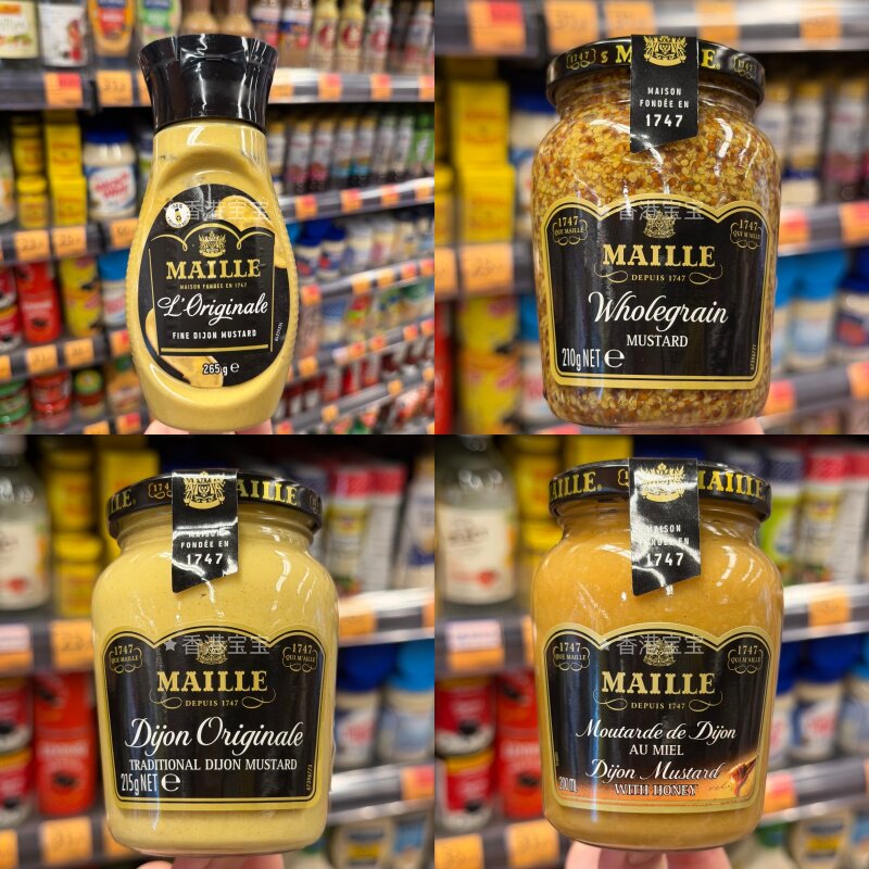 Maille魅雅Dijon蜜蜂黄芥末酱