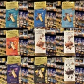 香港代购 GODIVA歌帝梵进口牛奶黑巧克力条装 小排块儿童零食