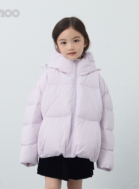 【安心羽绒】Qimoo/淇木冬季新款童装女童柔软羽绒服QSS4YP314C