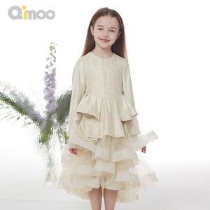 Qimoo淇木商场同款童装女童公主可爱网纱连衣裙QCL1LP126A