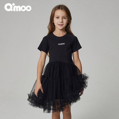 qimoo淇木女童连衣裙秋季