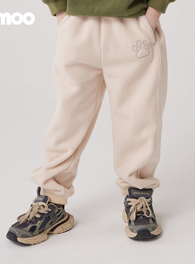 Qimoo/淇木冬季新款童装男童宽松休闲长裤子QCL4KP324C