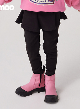 Qimoo/淇木冬季新款童装女童保暖百搭神器打底裙裤QCL4KP219B