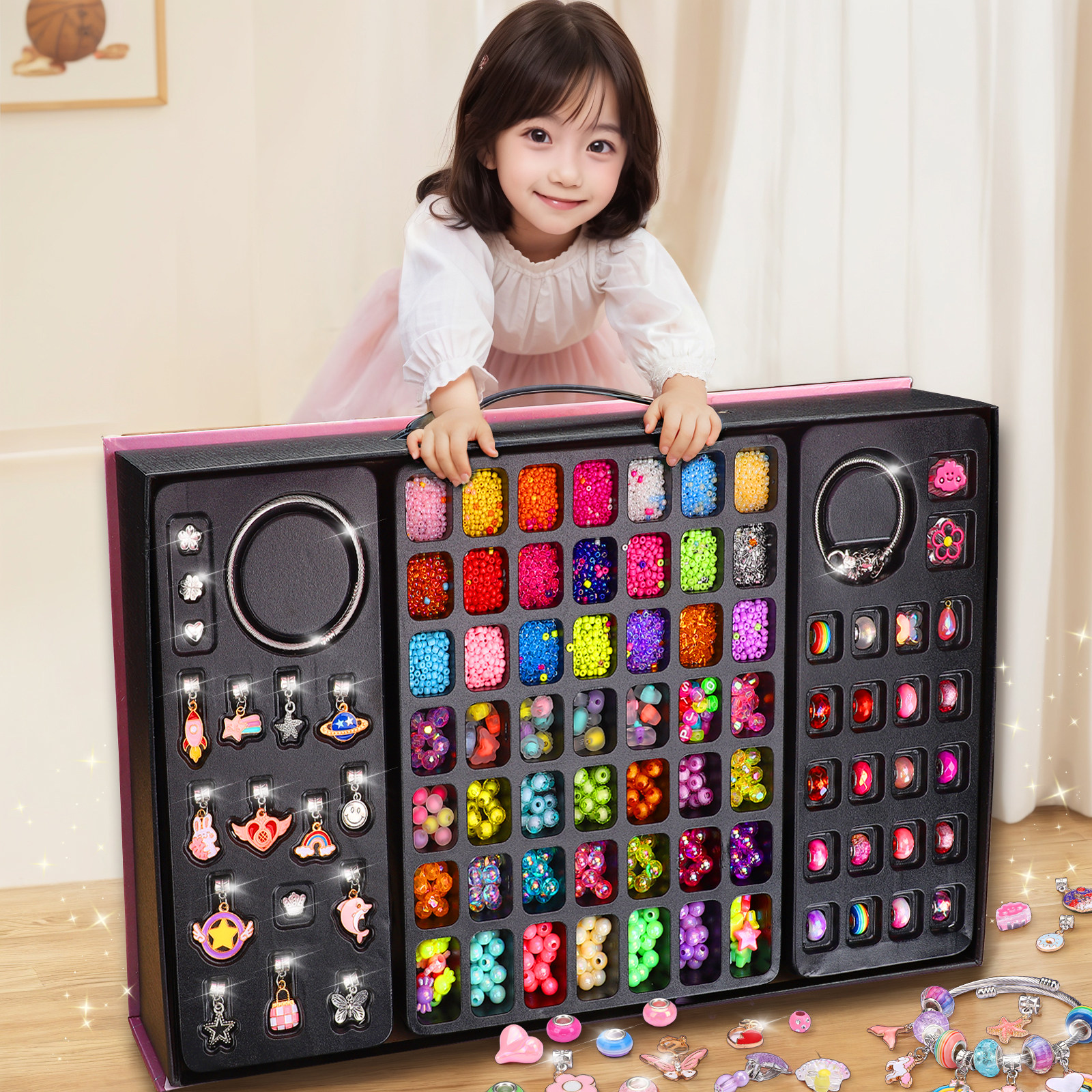 六一儿童节礼物女孩子52发首饰盒3一6岁玩具10小公主,玩具/童车/益智/积木/模型,过家家玩具,淘宝优惠券,粉丝福利购,淘宝优惠卷
