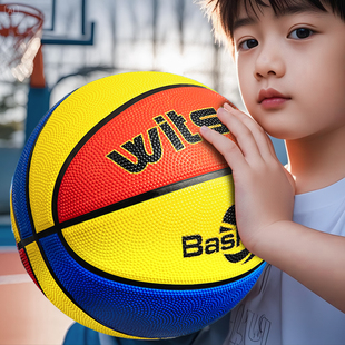 儿童篮球幼儿园专用皮球小孩3-4号5号男孩小学生拍拍弹力球玩具五