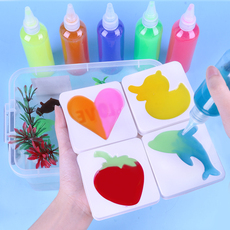 Пластилин 水晶泥橡皮泥粘土儿童模型玩具超轻女孩彩泥套装起泡胶面条机模具