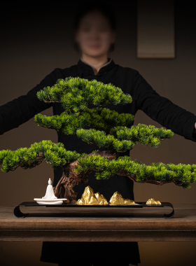 仿真迎客松景观造景中式仿真植物