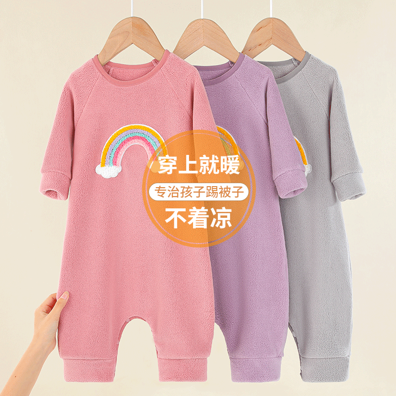妮妮珂珂连体衣睡袋中大童