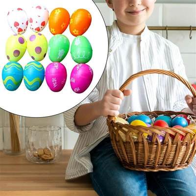 12x Empty Easter Eggs Easter Basket Stuffers for Easter Eggs