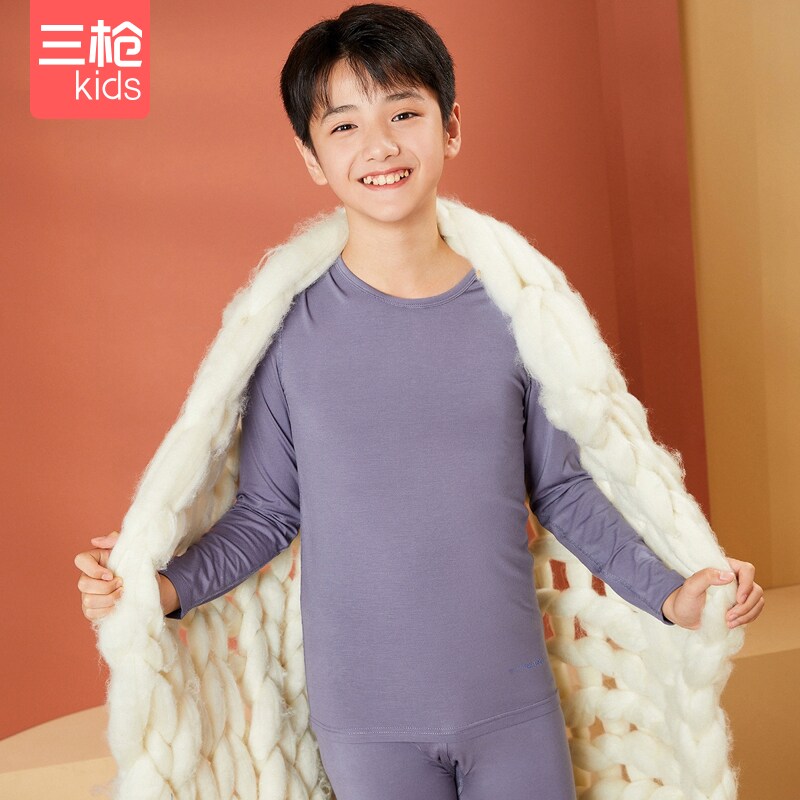三枪童装秋冬男童美雅碧