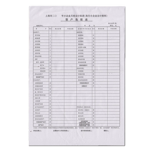 会计报表 资产负债表 利润表 、现金流量表 小企业年度会计报表