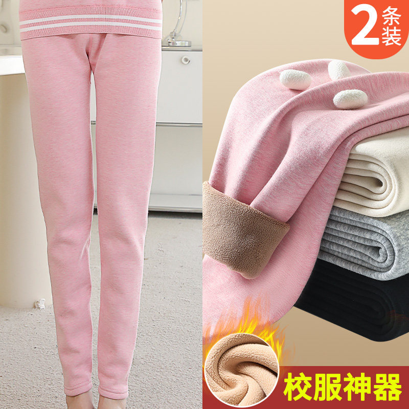 少女保暖裤女冬季初中学生大童青少年加绒加厚秋裤女士线裤打底裤,女士内衣/男士内衣/家居服,保暖裤,淘宝优惠券,粉丝福利购,淘宝优惠卷