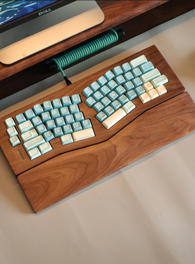 胡桃木Owlab spring Alice异形机械键盘套件GX67 MAX客制化键盘