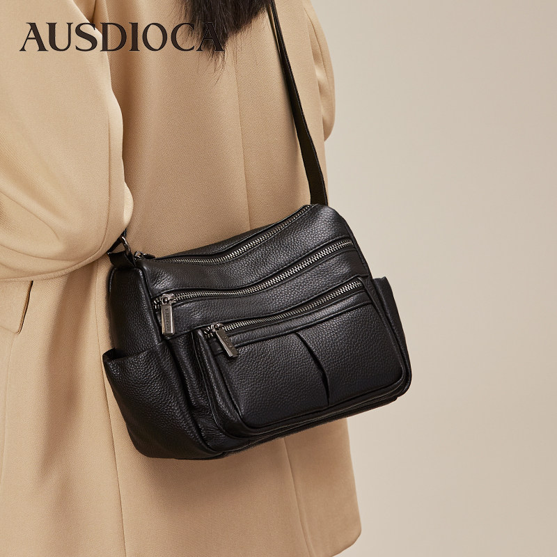 女包中年真皮妈妈包头层牛皮2025新款多隔层大容量软皮单肩斜挎包,箱包皮具/热销女包/男包,通用款女包,淘宝优惠券,粉丝福利购,淘宝优惠卷