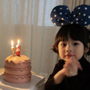 可爱米妮生日发箍同款蝴蝶结头箍卡通聚会拍照儿童宝宝女网红道具