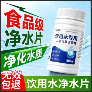 食品级饮用水净水片户外野外生存独立包装专用消毒片剂井水杀菌片
