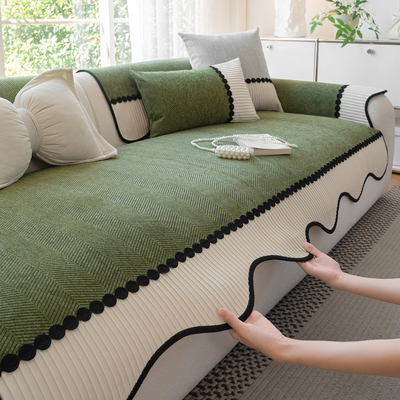 2025新款高级感异形雪尼尔沙发垫
