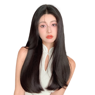 假发片女头顶温柔长直发蓬松增发量微卷内扣一片式短发接长发发片