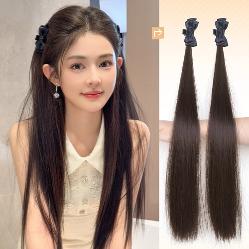 misssecret精灵耳半扎双马尾发束