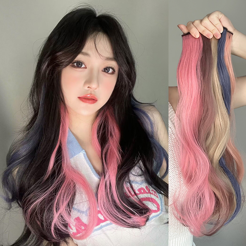 misssecret给头发加颜色直发片