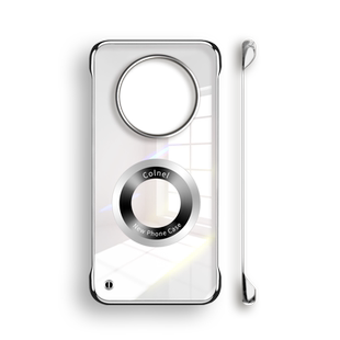 适用三星s23手机壳s24电镀s25无边框S22+防摔s21男s10女透明s20fe同色磁吸note20ultra超薄plus创意十硬壳s9