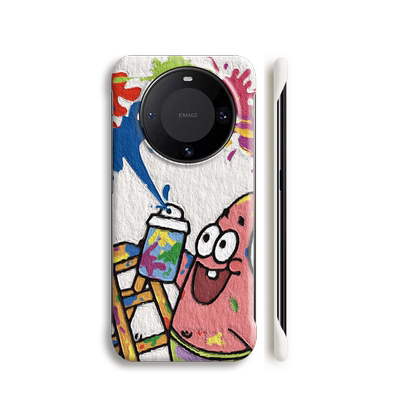 涂鸦油画适用荣耀magic6pro手机壳情侣magic5新款无边框华为maigc4至臻版魔术3por防摔7硬壳卡通可爱男女网红