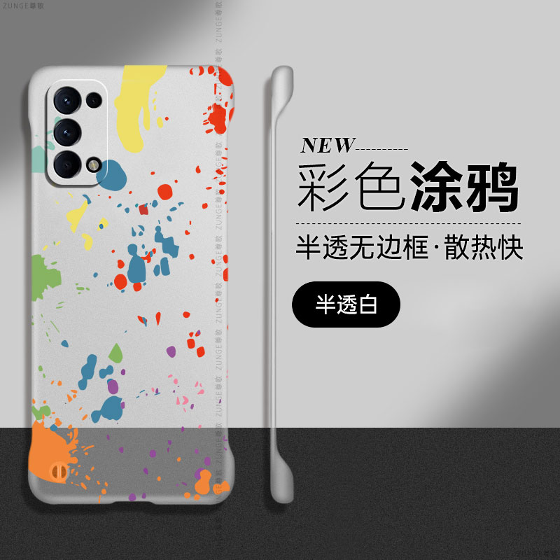 opporeno5硬壳创意无边框高级感