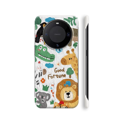 华为mate60pro硬壳卡通无边框ins