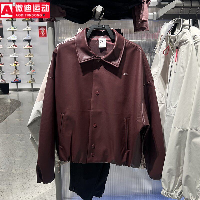 耐克女装2026春款情人节系列时尚翻领休闲运动夹克外套IQ8170-652
