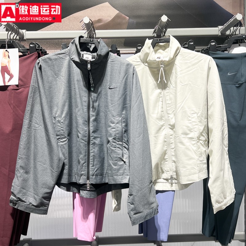 耐克女装2026春款Oversize风梭织夹克立领运动外套IF5452-010-072