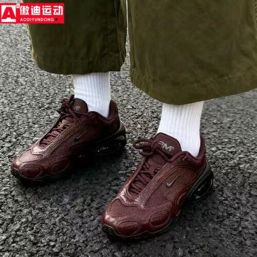 耐克Nike女鞋2025冬季新品AIR MAX复古酒红休闲运动鞋 IB6689-600
