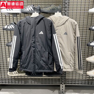 阿迪达斯男装新款棉衣外套