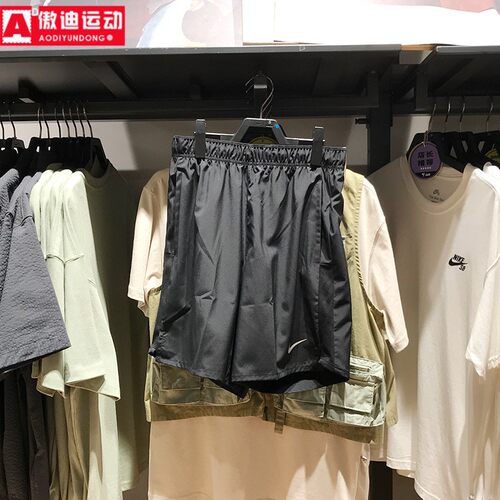 NIKE耐克男裤2024秋季款简约舒适透气宽松运动休闲短裤DV9345-010