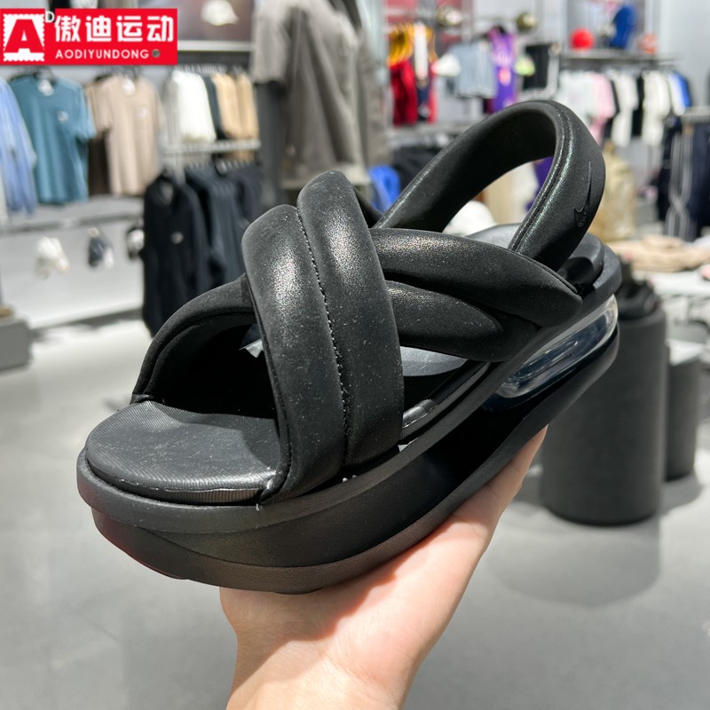 Nike耐克女鞋2025夏季新款时尚机能风增高厚底休闲凉鞋FJ5929-003