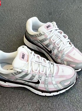 耐克Nike女鞋2025冬新款P-6000网面透气银粉休闲老爹鞋IM6026-121