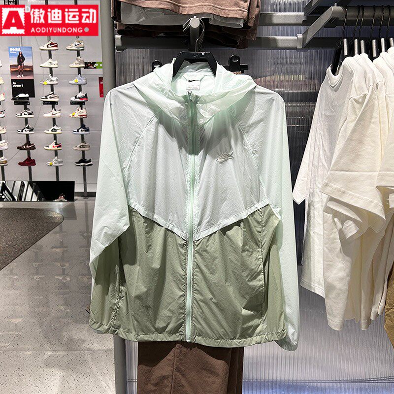 Nike耐克男子2026夏季新款拒水防晒宽松运动连帽皮肤衣IO9628-394