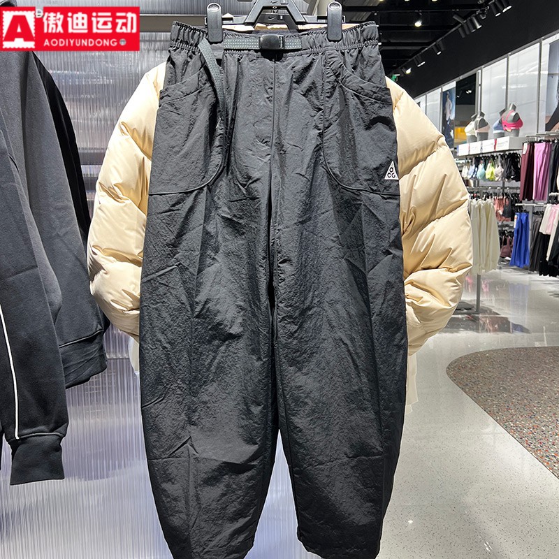 耐克女裤2026春季款ACG户外运动拒水宽松抽绳束脚长裤 IF0142-010