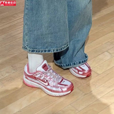 耐克NIKE女鞋2026春新款经典P-6000网面透气休闲老爹鞋IO3496-100