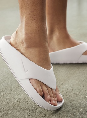 耐克秋新款女鞋CALM FLIP耐磨缓震沙滩鞋休闲人字拖鞋 FD4115-002