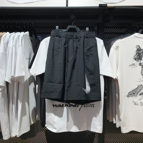 Nike耐克男子2025夏新款简约百搭速干梭织运动休闲短裤HJ4046-010