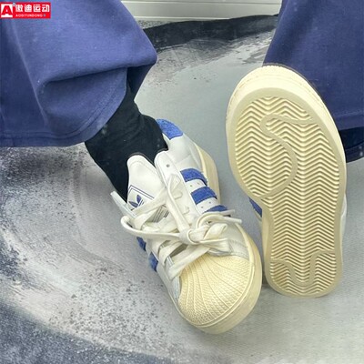 阿迪达斯三叶草男女鞋2026秋季新款SUPERSTARII 贝壳头板鞋KZ6732